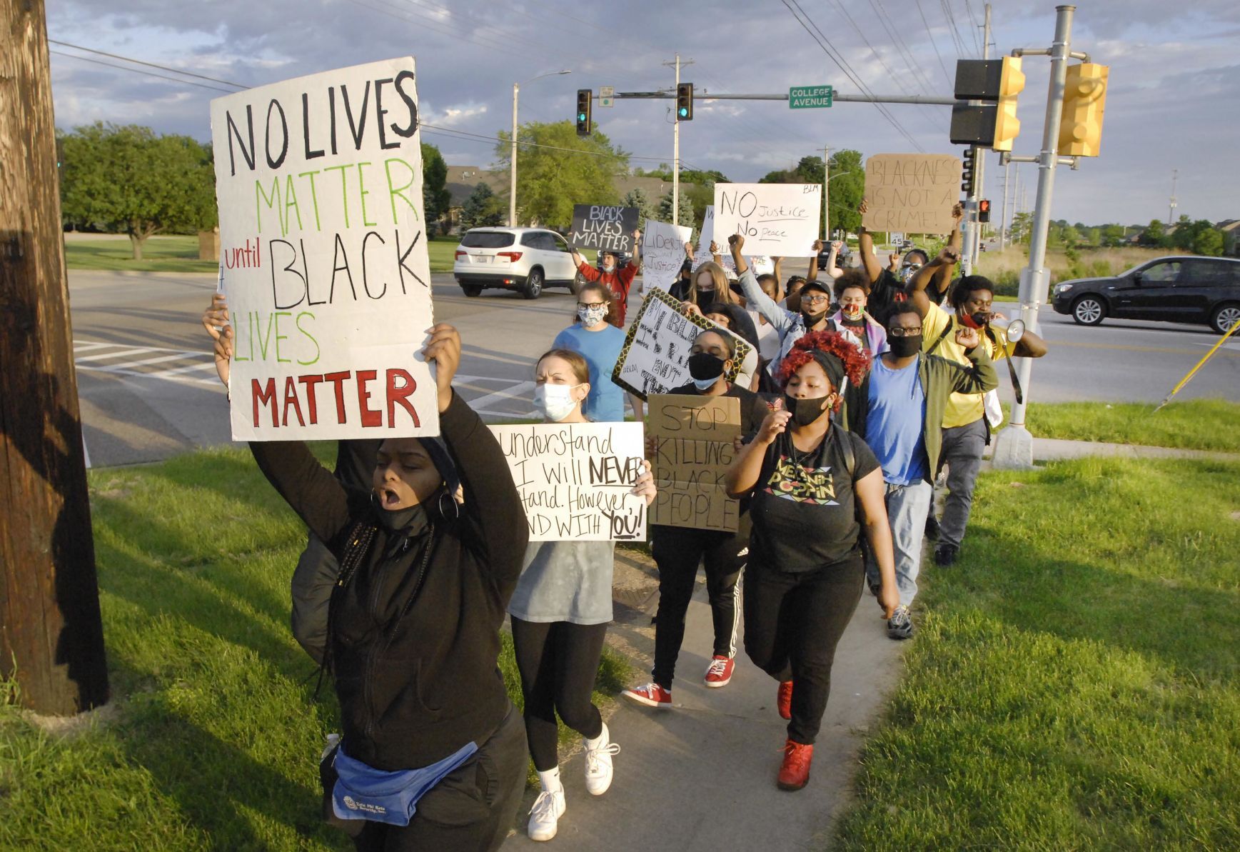 March through Tipton